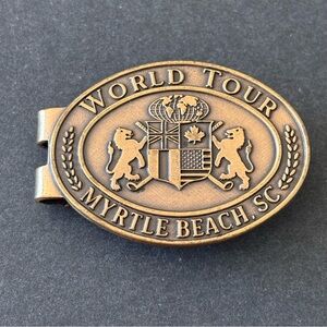 The Original by PG&A World Tour Golf Myrtle Beach SC Proclip Bronze Money Clip